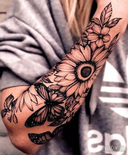 طرح تاتو فول هند یا اسلیو تاتو (Sleeve Tattoo) - کمک یار طرح تاتو ...