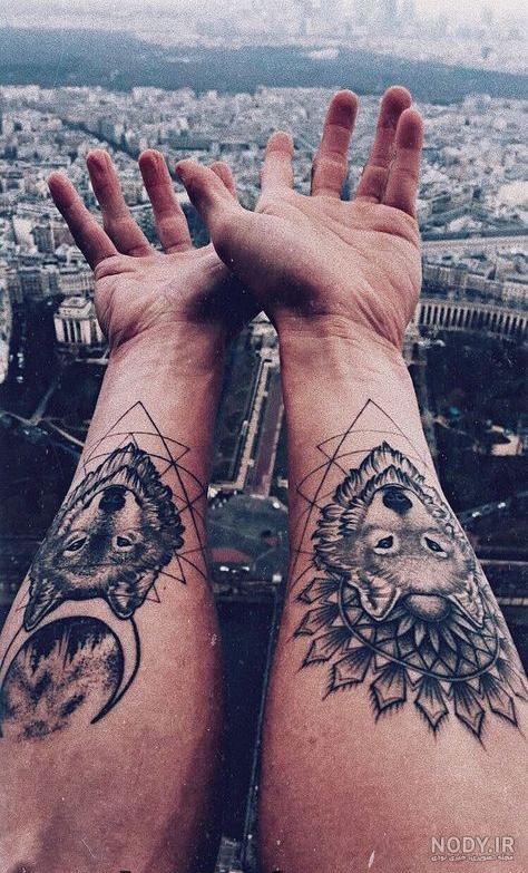عکس تاتو روی دست - عکس نودی