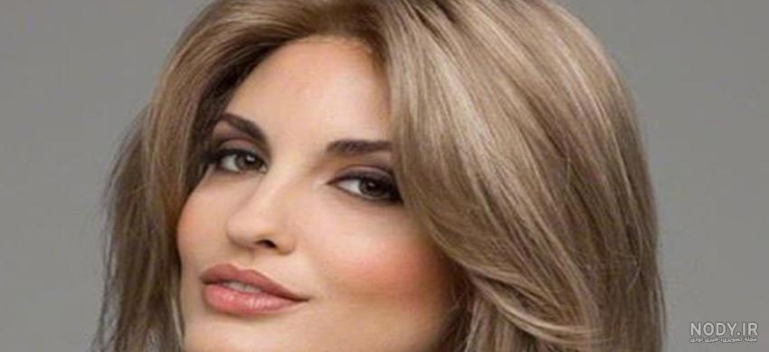 عکس رنگ موی شیر نسکافه ای