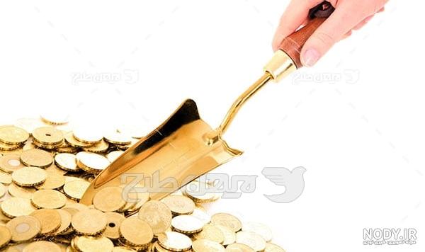 عکس سکه طلا و پول