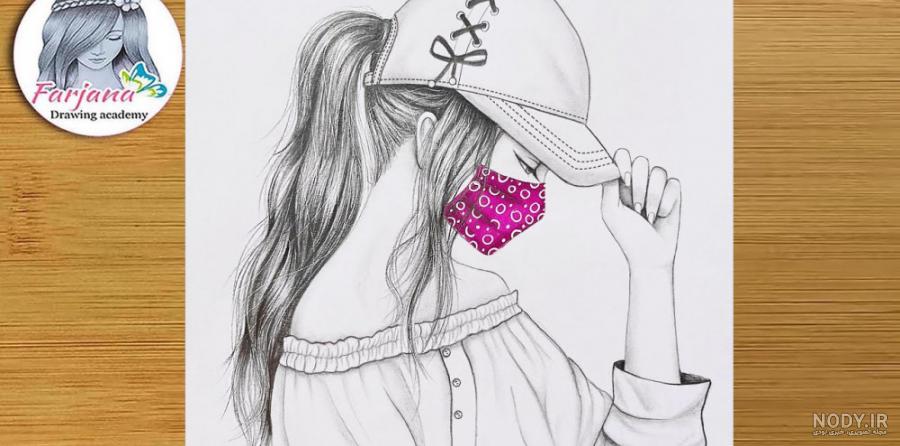 عکس نقاشی صورت یک زن - عکس نودی
