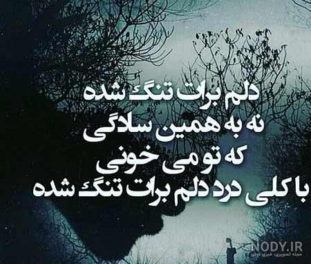 عکس نوشته دلتنگی غمگین