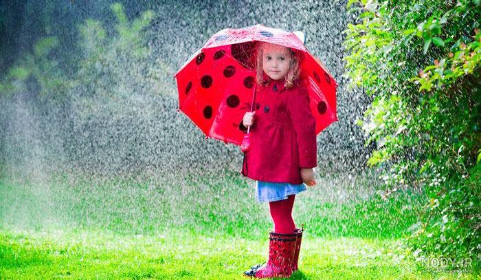 عکس چتر دخترانه - عکس نودی