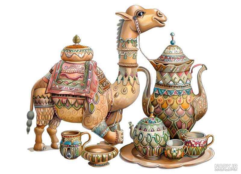 عکس کارتونی شتر