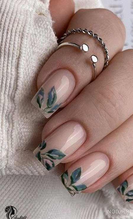 عکس کاشت ناخن مربعی