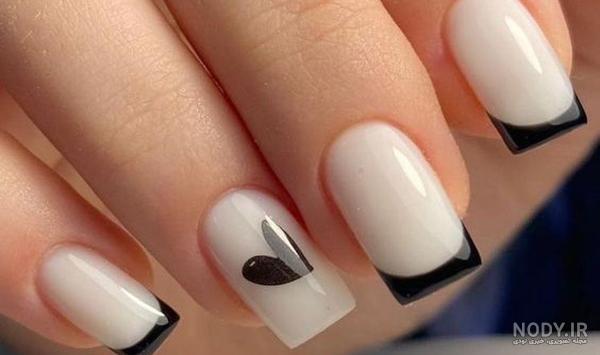 مدل های فرنچ ناخن سفید مدل های فرنچ ناخن سفید