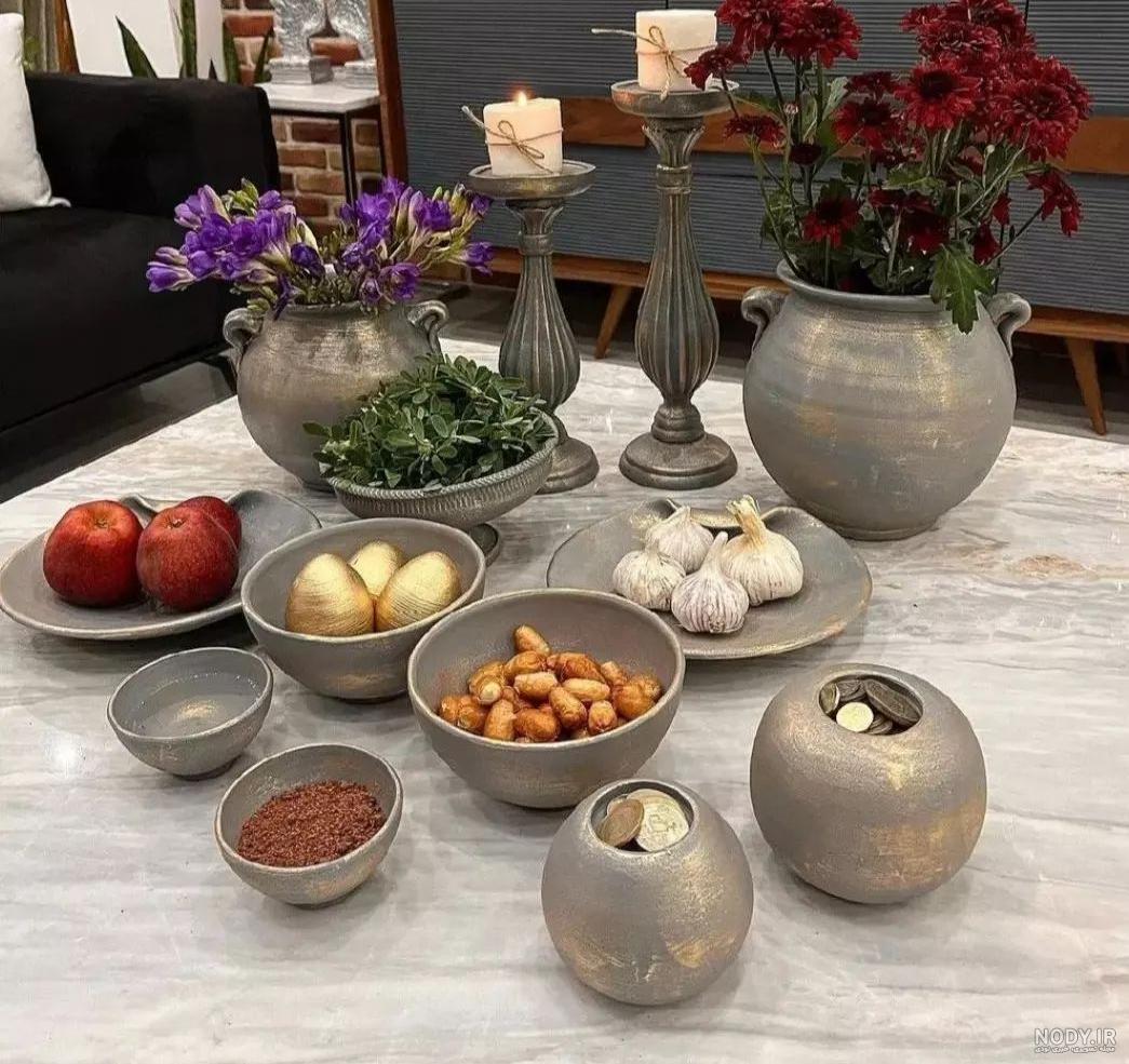 ایده عکاسی سفره هفت سین 🍎🌱