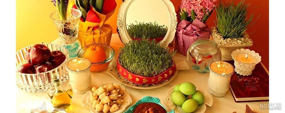 ایده عکس هفت سین نوروز برای نوزاد