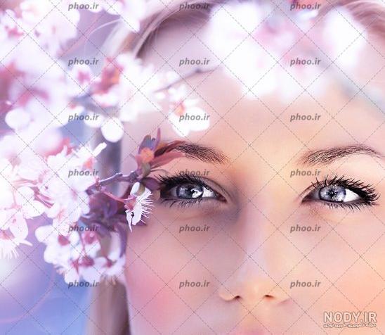 عکس با کیفیت دختر با چشم های طوسی و مو های آراسته در پس زمینه سفید ... عکس با کیفیت دختر با چشم های طوسی و مو های آراسته در پس زمینه سفید ...