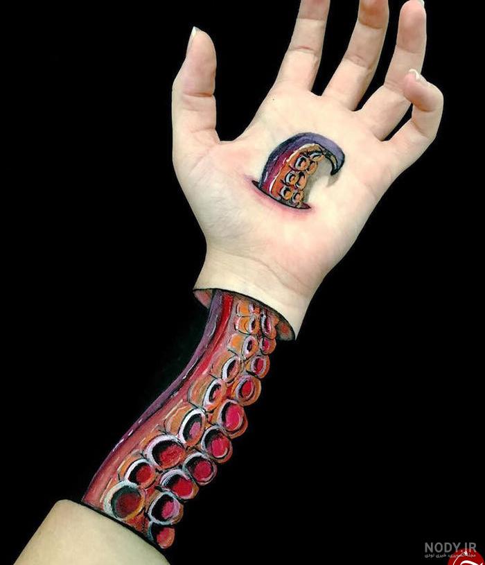 نقاشی زیبا روی بوم - عکس نودی