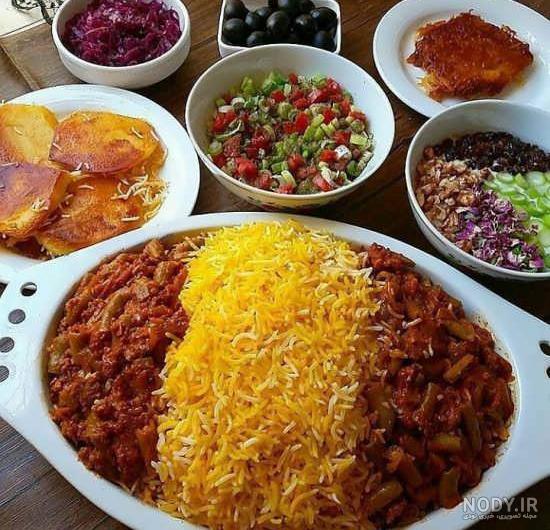 عکس انواع غذا های ایرانی
