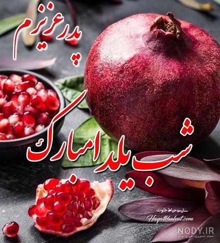 عکس یلدا مبارک پدر - عکس نودی