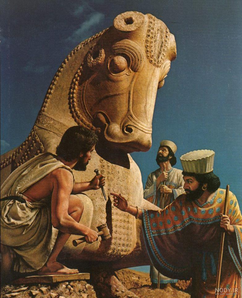 کاخ صد ستون (تالار تخت) » تخت‎ جمشید