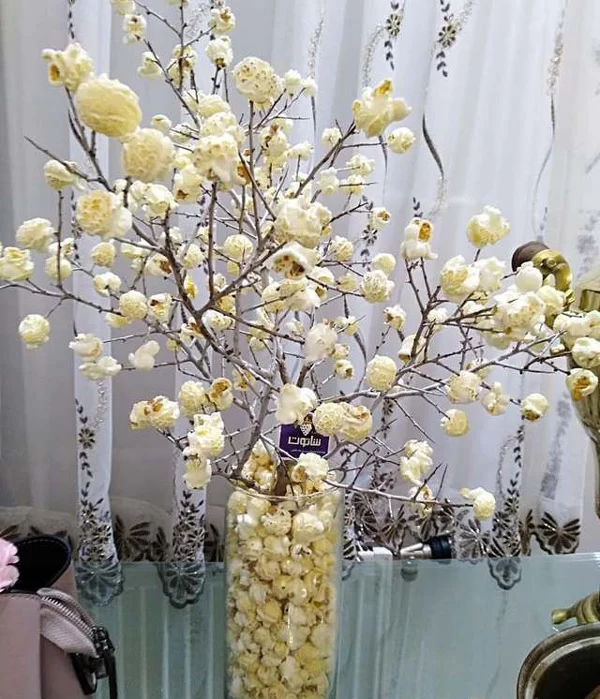 تزیین پفیلای شب یلدا ؛ 100 ایده تزیین پفیلا برای شب یلدا