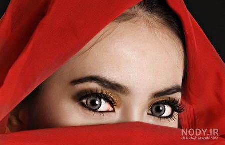 دختری افغانی با زیباترین چشم های جهان + تصاویر