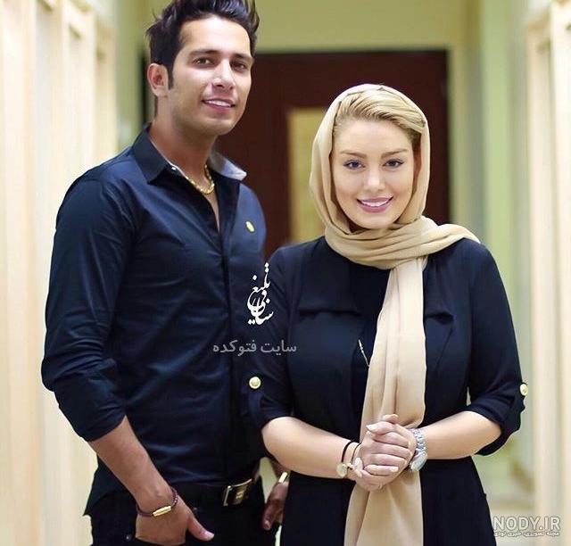 عکس سحر قریشی با تتلو در استخر