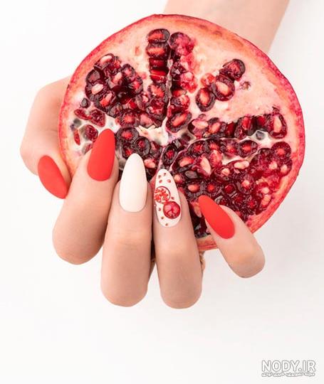 عکس ناخن طرح یلدا