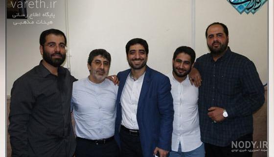 عکسی جالب و کم تر دیده شده از حسین سیب سرخی در کنار جواد مقدم عکسی جالب و کم تر دیده شده از حسین سیب سرخی در کنار جواد مقدم