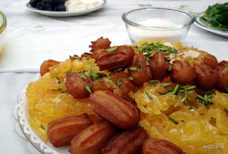 فایل لایه باز تراکت شیرینی فروشی مدل زولبیا بامیه کد فایل 7230891 ...