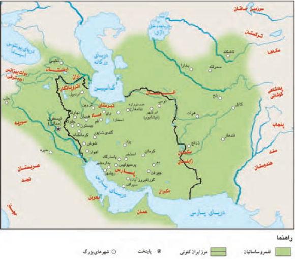 نقشه ایران از اولین امپراطوری تا حال حاضر