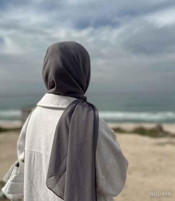عکس دختر غمگین کنار دریا با متن عکس دختر غمگین کنار دریا با متن