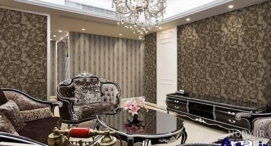 مدل کاغذ دیواری مدرن و جدید برای اتاق پذیرایی و اتاق خواب