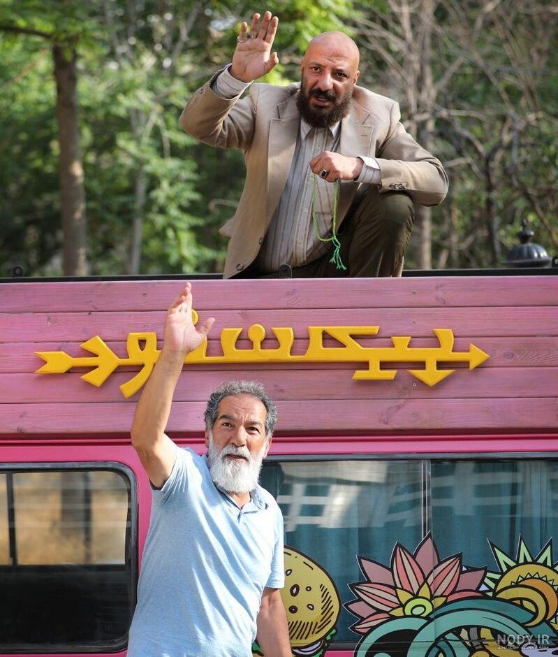 عکس حمید فرخ نژاد در گشت ارشاد
