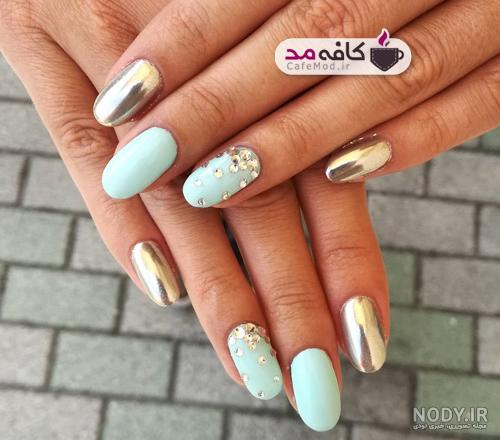 مدل ژلیش برای ناخن کوتاه مدل ژلیش برای ناخن کوتاه