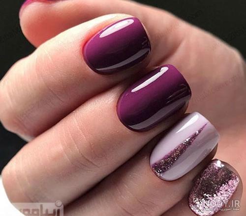 مدل ژلیش ناخن کوتاه ساده مدل ژلیش ناخن کوتاه ساده