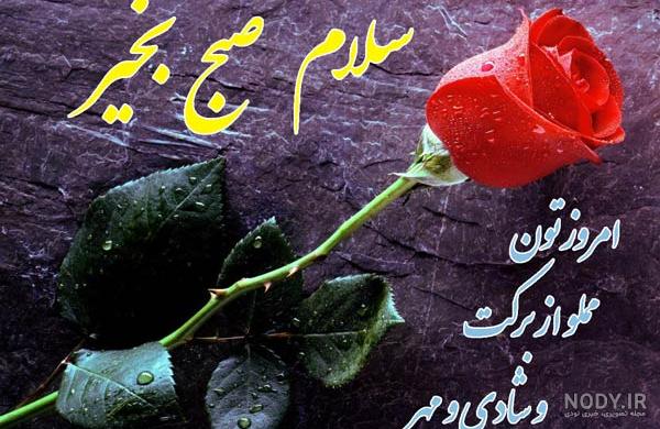 عکس خفن عکس و متن صبح بخیر روز دوشنبه