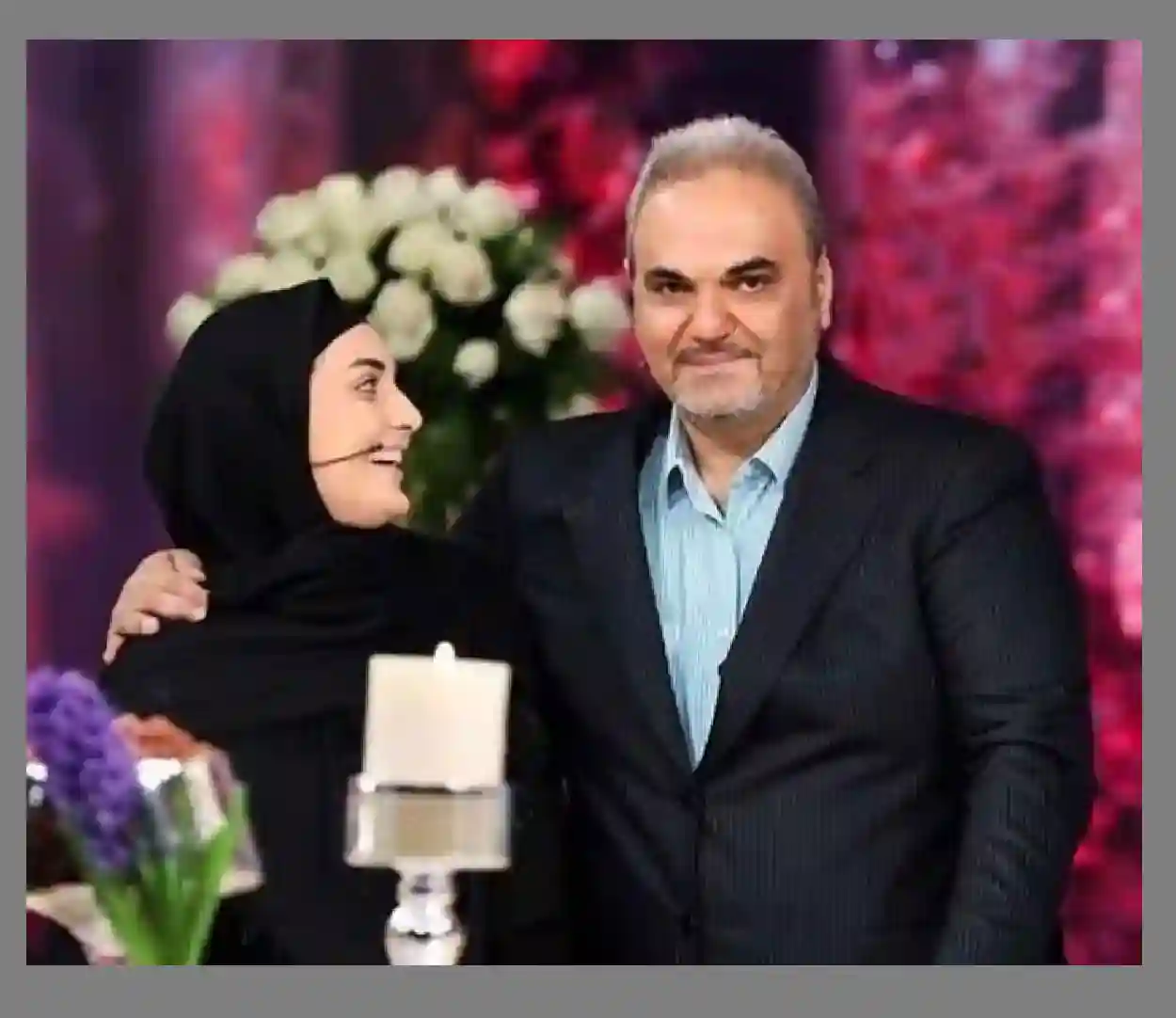 عکس جواد گلپایگانی وهمسرش ️ [ بهترین تصاویر ]