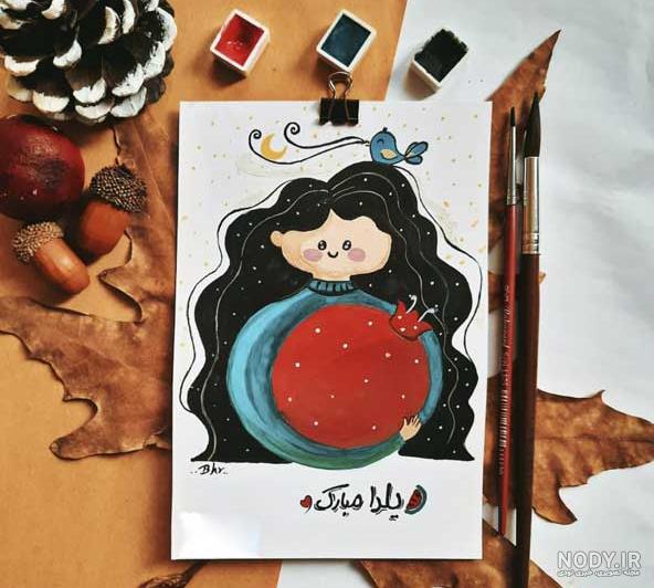 نقاشی شب یلدا | 80 نقاشی و رنگ آمیزی شب یلدا (کودکان و نوجوانان ... نقاشی شب یلدا | 80 نقاشی و رنگ آمیزی شب یلدا (کودکان و نوجوانان ...