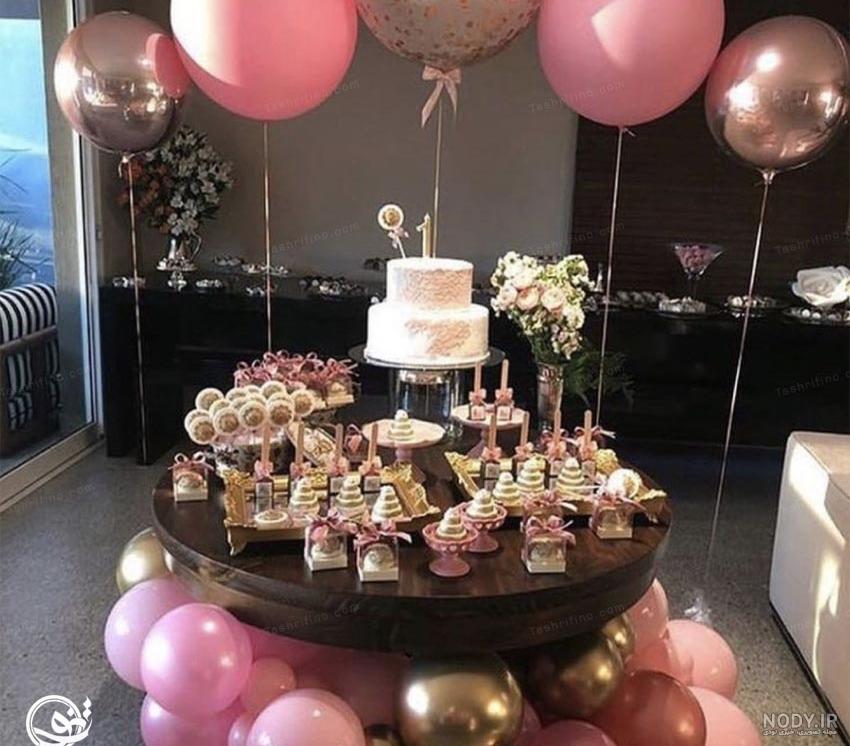 کیک دو طبقه جشن تولد یکسالگی دخترونه با تم سفید صورتی | Cake, Birthday ... کیک دو طبقه جشن تولد یکسالگی دخترونه با تم سفید صورتی | Cake, Birthday ...