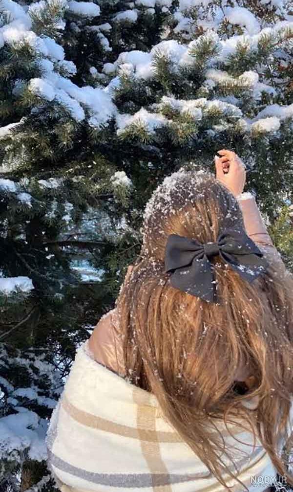  عکس دخـتر چادری در برف