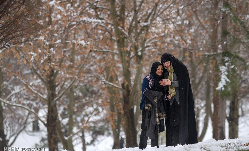  عکس دخـتر چادری در برف