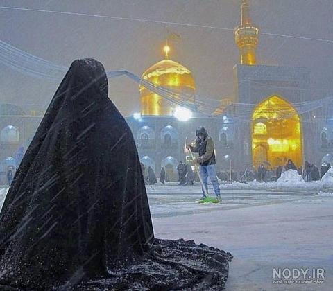  عکس دخـتر چادری در برف