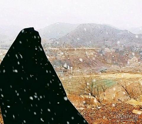  عکس دخـتر چادری در برف