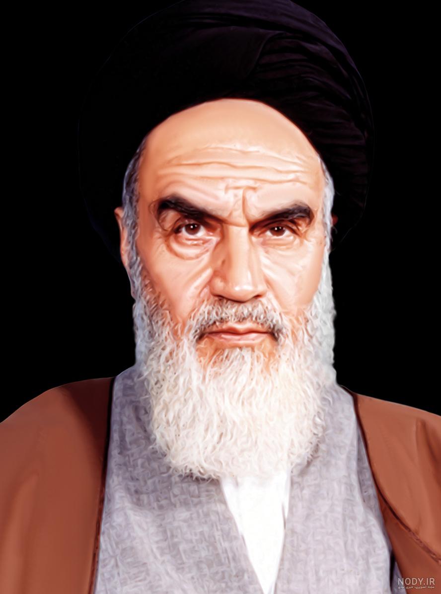 عکس سیاه سفید رهبری