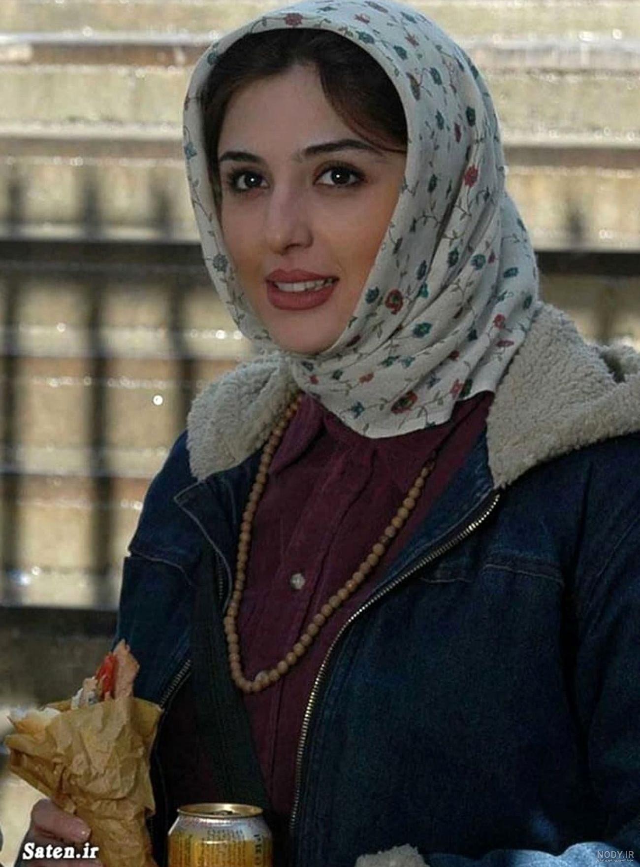 عکس پاییزی شیک نیوشا ضیغمی با کلاه
