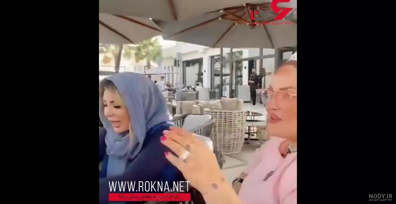 عکس پاییزی نیوشا ضیغمی و بازیگر معروف