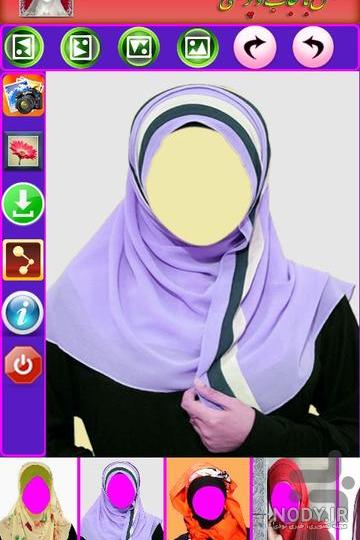دختران زیبا رو با حجاب کامل (عکس)