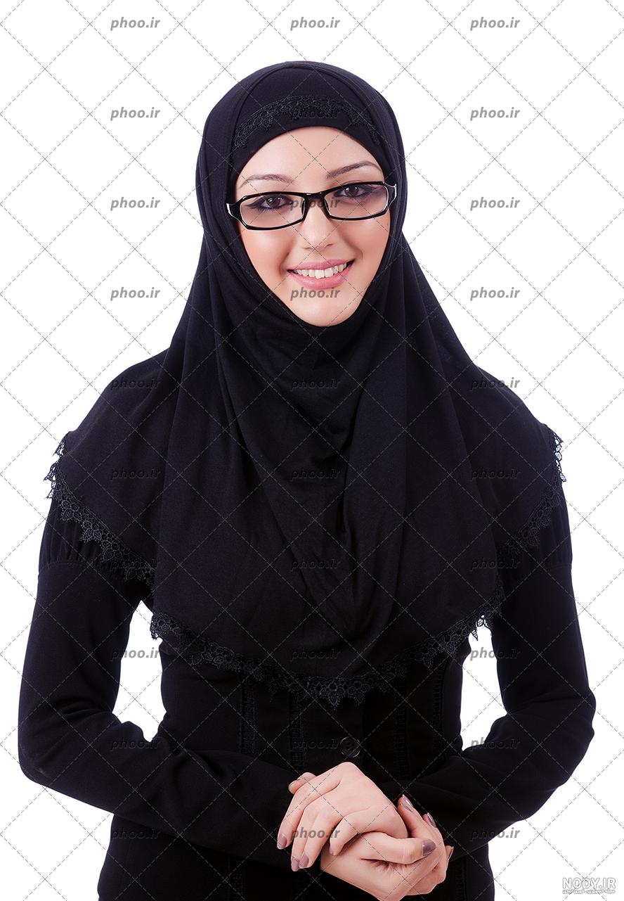 عکس با مقنعه سفید
