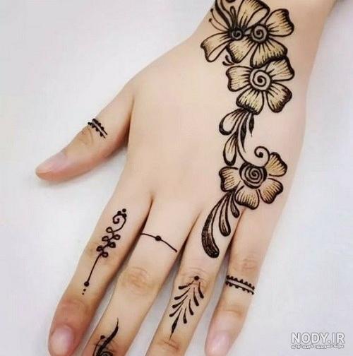 عکس حنا ساده دست