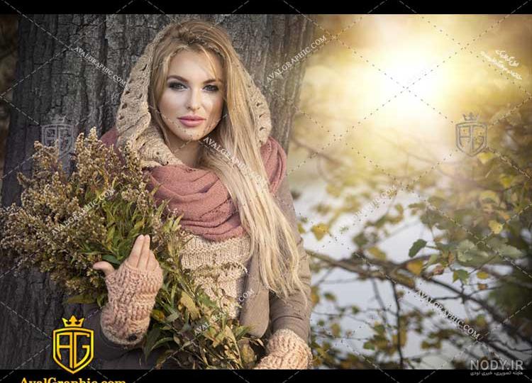 عکس زن زیبا در طبیعت عکس زن زیبا در طبیعت