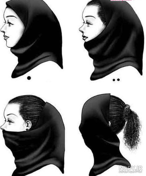 عکس متنوع ترین مدل های مقنعه دانشجویی