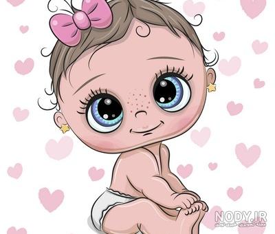 عکس نوزاد پسر کارتونی