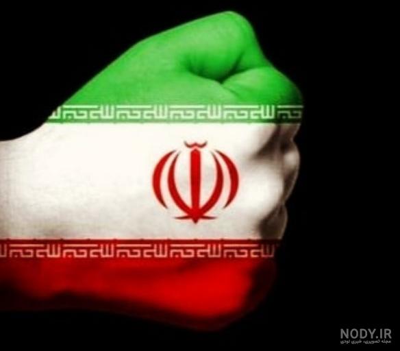 عکس پرچم ایران و حاج قاسم