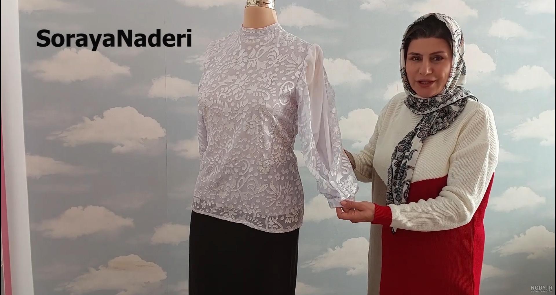 مدل تونیک چین دار جدید و دخترانه + مدل تونیک کمر چین دار