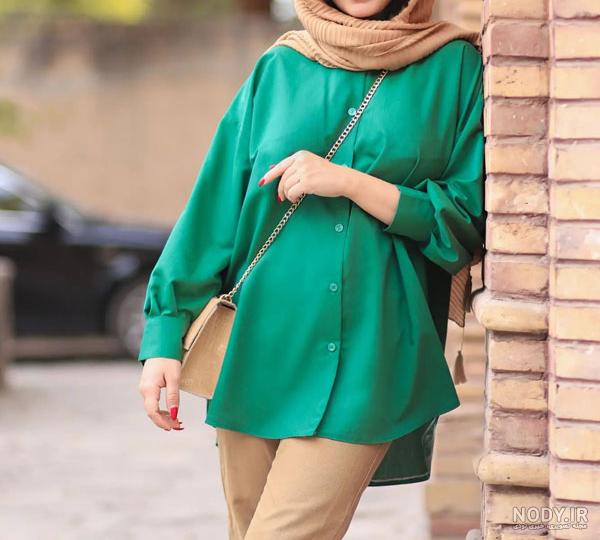 مدل تونیک چین دار کوتاه با طرح های ساده و شیک برای عید مدل تونیک چین دار کوتاه با طرح های ساده و شیک برای عید