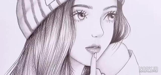 نقاشی دخترانه طراحی ساده - عکس نودی